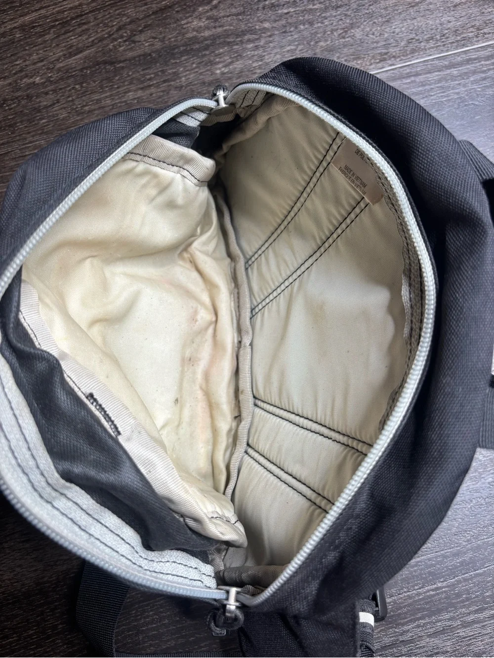 VTG NORTH FACE Waist Bag Lumbar Fanny Pack Mountain Biker Hiking Black